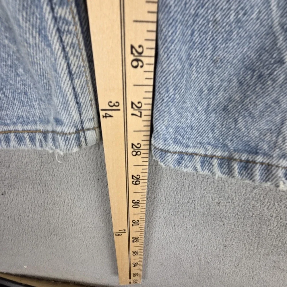 Vintage Levis 501 Jeans‎ Mens Blue Light Wash Straight Button Fly USA Fits 36x28